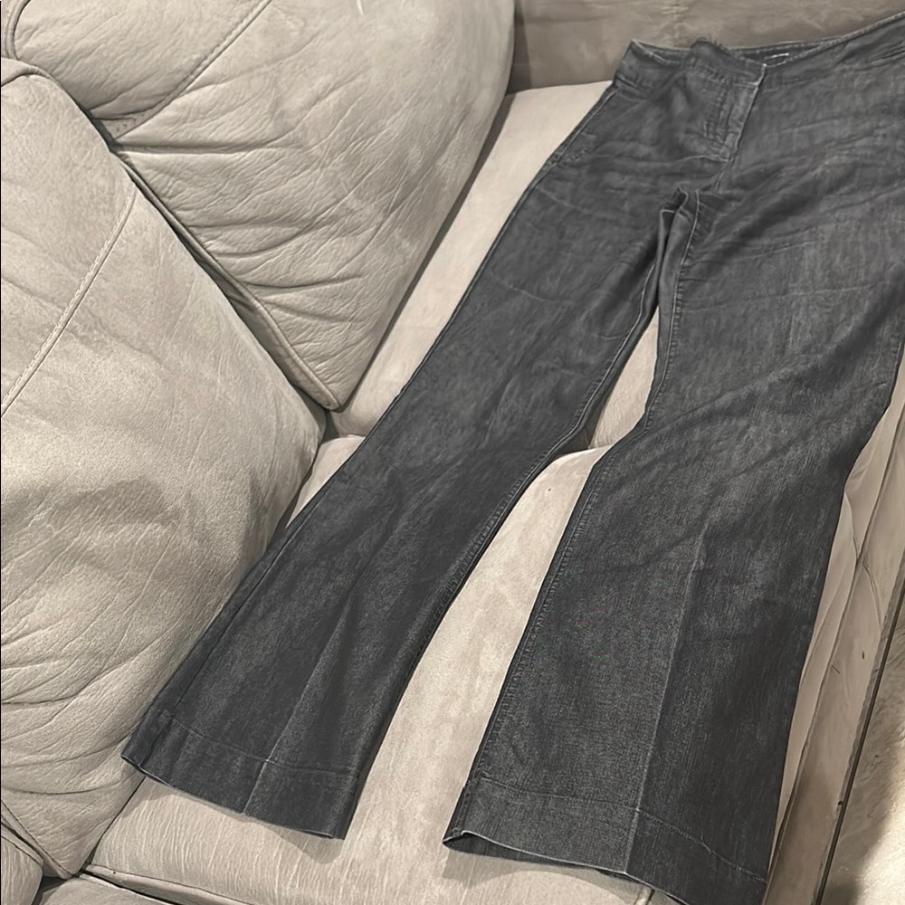 Reaction Kenneth Cole Black Flare Wide Leg Jeans